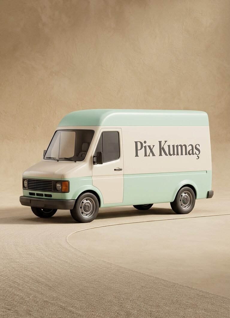 Pix Kumaş siparişlerini hızlı ve güvenli şekilde ulaştıran butik kargo aracı.
