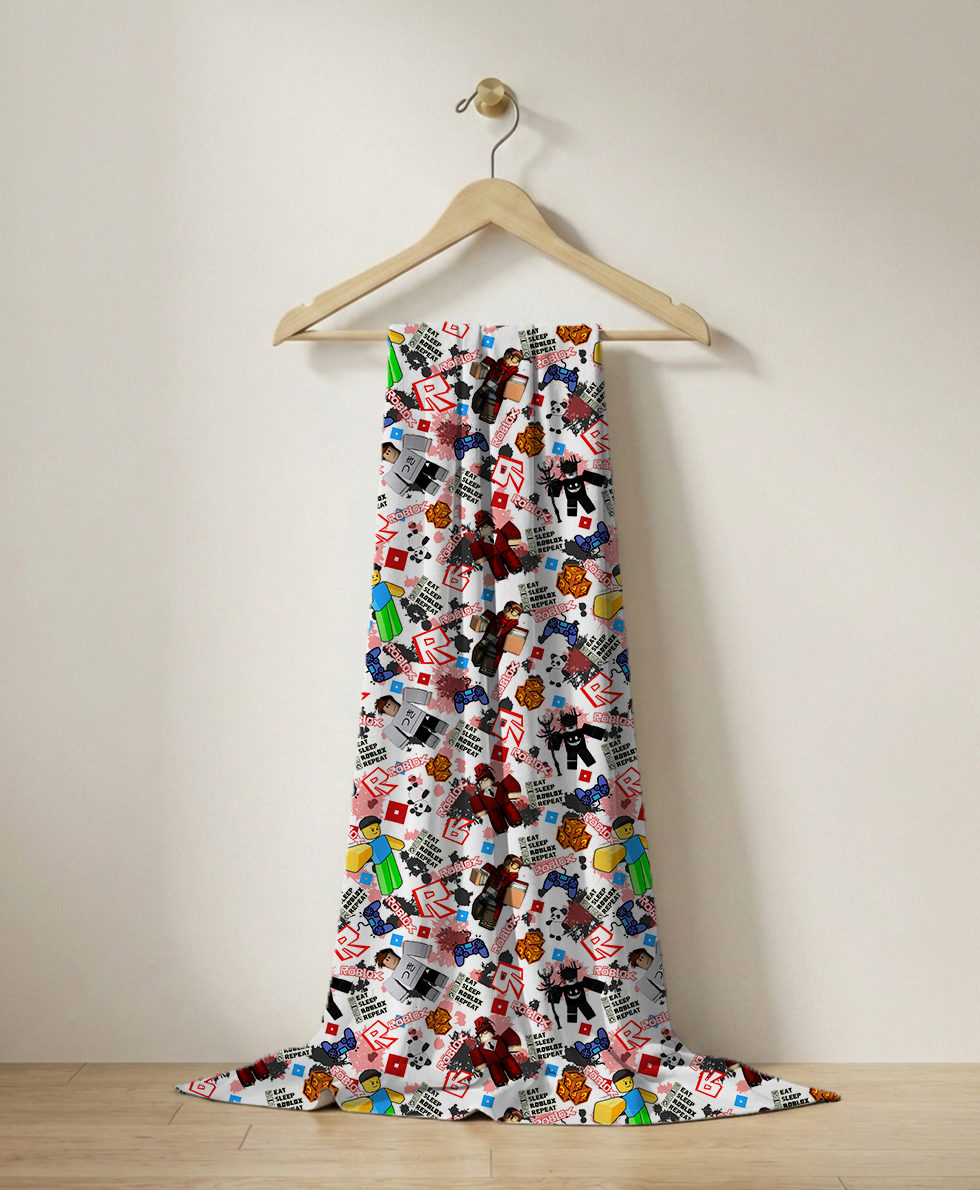 roblox-dijital-baski-suprem-kumas Roblox Karakterli Dijital Baskılı Süprem Kumaş - Görsel 1