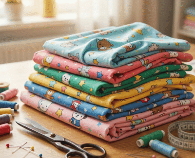 Pix Kumaş atölyesi renkli ve desenli penye kumaş çeşitleri